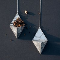 Pyramide-Tee-Sieb Wiederverwendbarer Edelstahl-Loose-Blatt-Kräutertee von 01liv