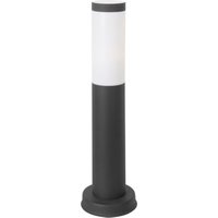 Koral Baliza Exterior para Jardín Resistente al Agua IP55. Bolardo de Acero Inoxidable Gris Urbano 23W. E27 von FORLIGHT