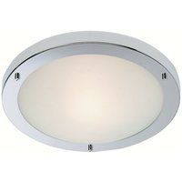 Firstlight Rondo - led 24 Light Flush Deckenleuchte Chrom, Opalglas IP44 von FIRSTLIGHT PRODUCTS