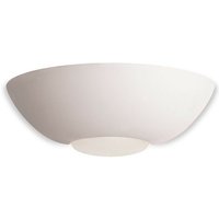 Firstlight Ceramic - 1 leichter Innenwand-Uplighter - 100 w unglasiertes, säureweißes Glas, E27 von FIRSTLIGHT PRODUCTS