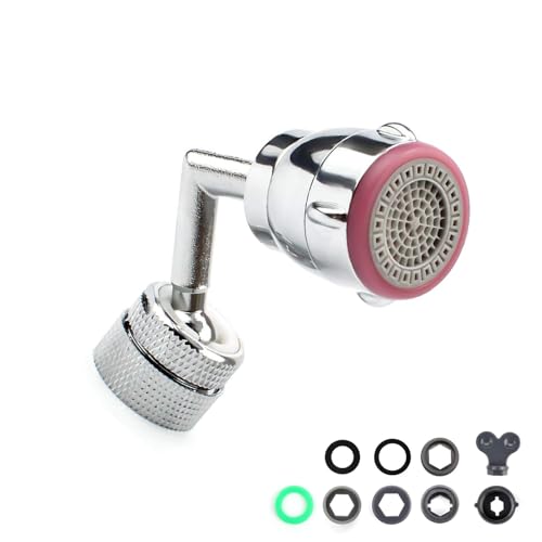 0XBIT Wasserhahnverlängerung Küche Multifunktion, Faucet Extender 720°, Wasserhahn Aufsatz Schwenkbar mit 2 Sprühmodi, Flexibler Wasserhahn für Küche, Badezimmer von 0XBIT