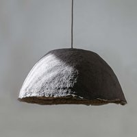 Recyclingpapier Lampe Mora/Pendelleuchte Grau von 0designLV