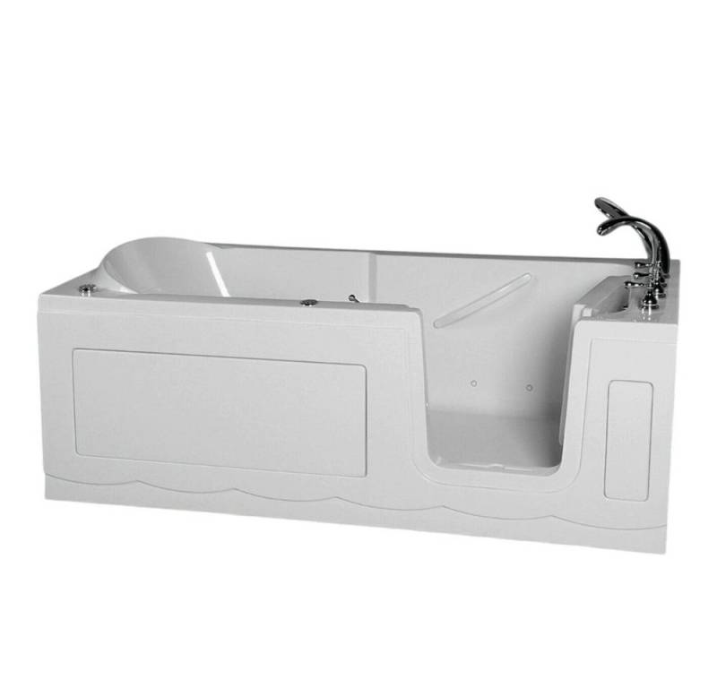 DEKO VERTRIEB BAYERN Whirlpool-Badewanne Luxus Tür Seniorenbadewanne Acryl Whirlpool Senioren Badewanne 170x75 von DEKO VERTRIEB BAYERN