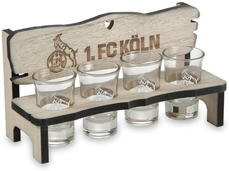 1. FC Köln Becher Schnapsbank 1. FC Köln Mit 4 Gläsern von 1. FC Köln