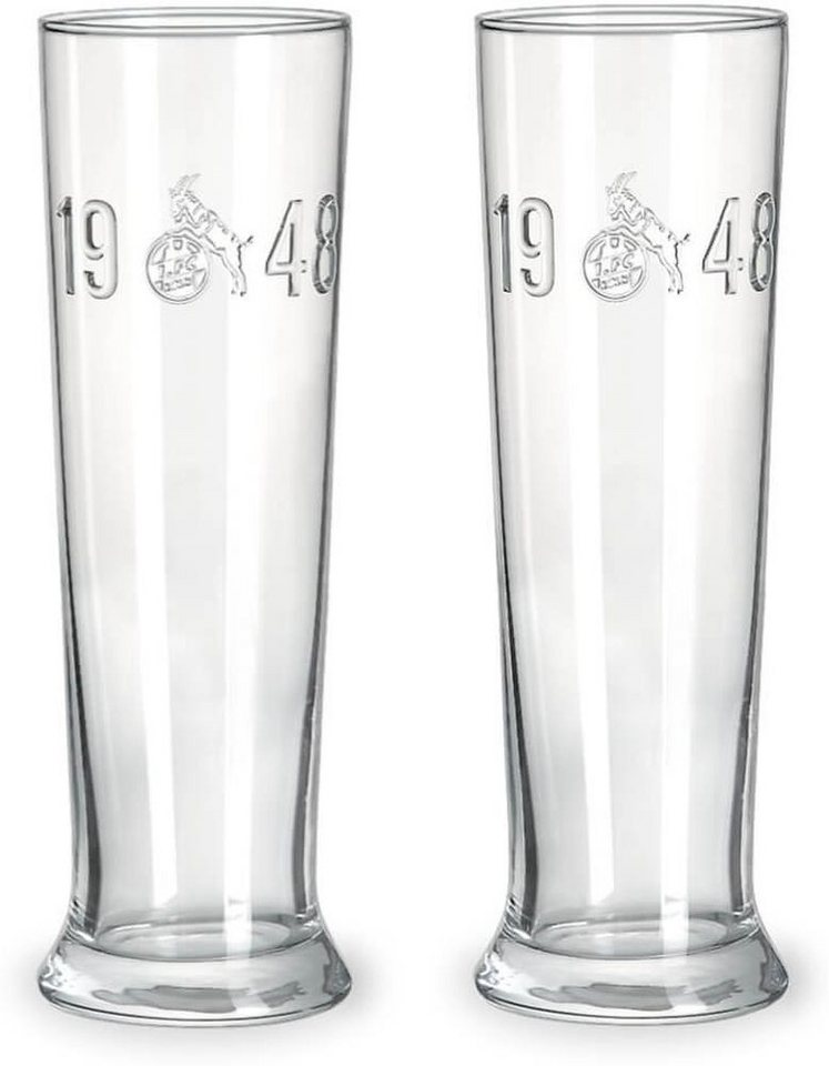 1. FC Köln Glas Weizenglas Relief 2er Set 1. FC Köln Glas Weizenglas Relief 2er Set von 1. FC Köln