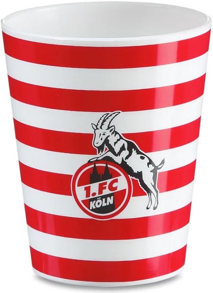 1. FC Köln Becher Zahnputzbecher Ringel von 1. FC Köln