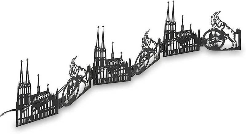 1. FC Köln Dekoobjekt Bildleiste mit LEDs von 1. FC Köln