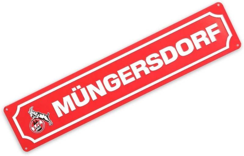 1. FC Köln Dekoobjekt Blechstraßenschild Müngersdorf 1. FC Köln Dekoobjekt Blechstraßenschild Müngersdorf von 1. FC Köln