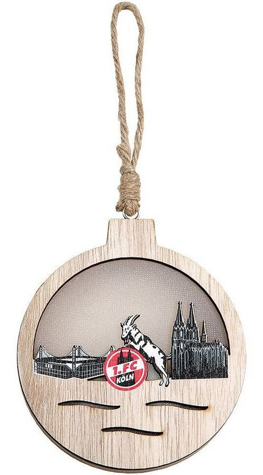 1. FC Köln Dekoobjekt Holzanhänger Weihnachten 1. FC Köln Dekoobjekt Holzanhänger Weihnachten von 1. FC Köln