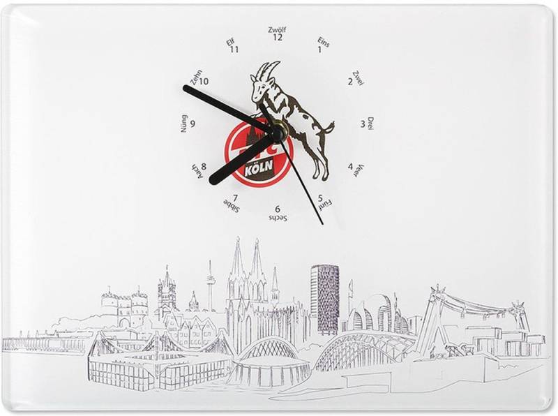 1. FC Köln Dekoobjekt Wanduhr Skyline 1. FC Köln Dekoobjekt Wanduhr Skyline von 1. FC Köln
