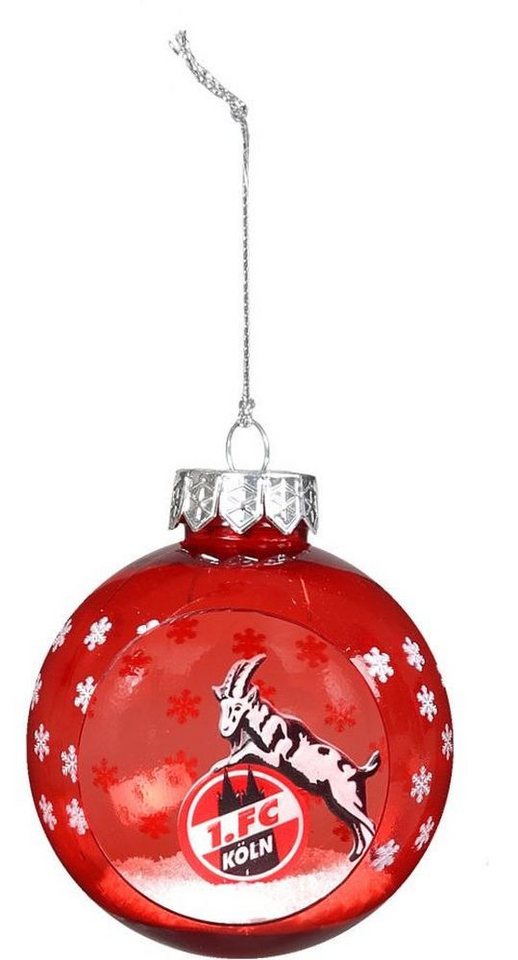 1. FC Köln Dekoobjekt Weihnachtsbaumkugel Logo 3D von 1. FC Köln