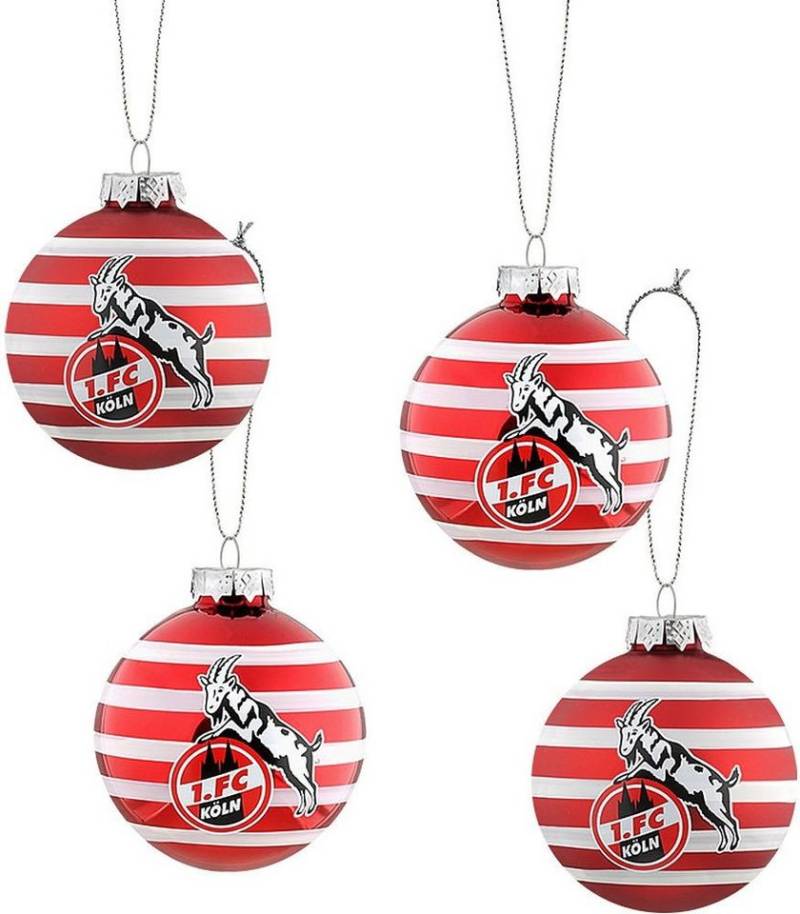 1. FC Köln Dekoobjekt Weihnachtsbaumkugeln Ringel 4er Set 1. FC Köln Dekoobjekt Weihnachtsbaumkugeln Ringel 4er Set von 1. FC Köln
