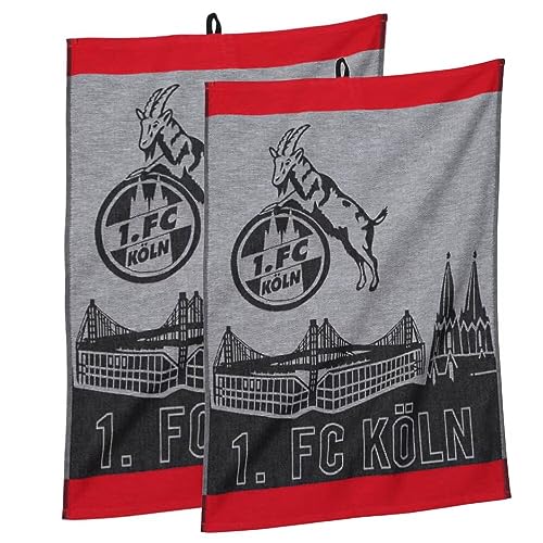 1. FC Köln Geschirrtuch 2er Set Skyline von 1. FC Köln