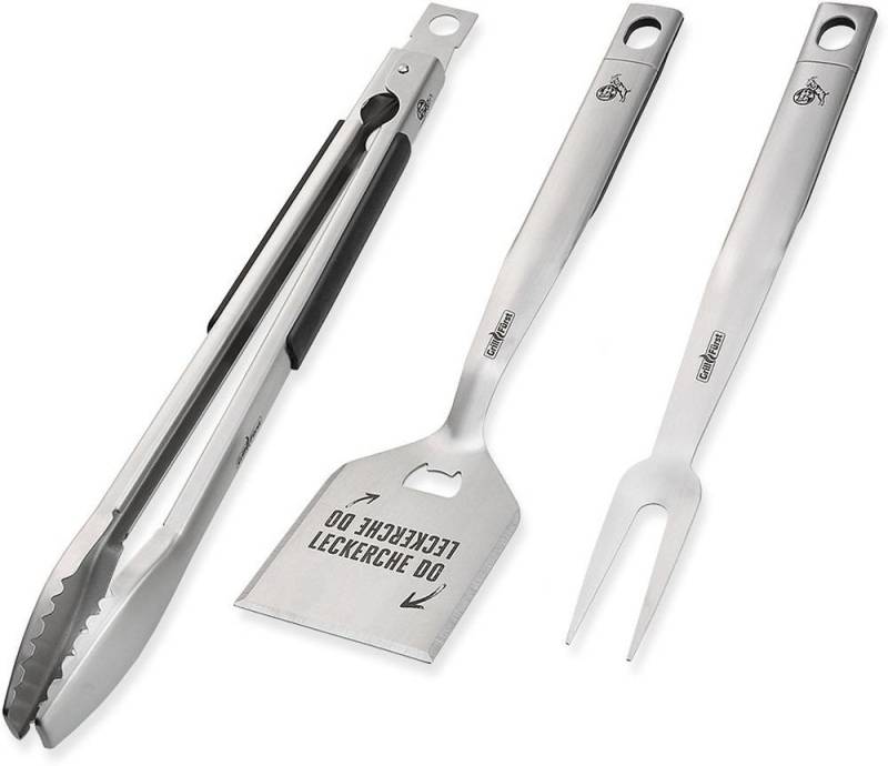 1. FC Köln Grillbesteck-Set Premium Grillbesteck 3er Set von 1. FC Köln