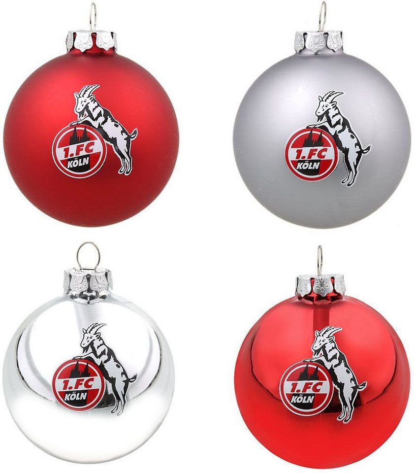 1. FC Köln Weihnachtsbaumkugel Weihnachtskugeln 4er Set 1. FC Köln Weihnachtsbaumkugel Weihnachtskugeln 4er Set von 1. FC Köln