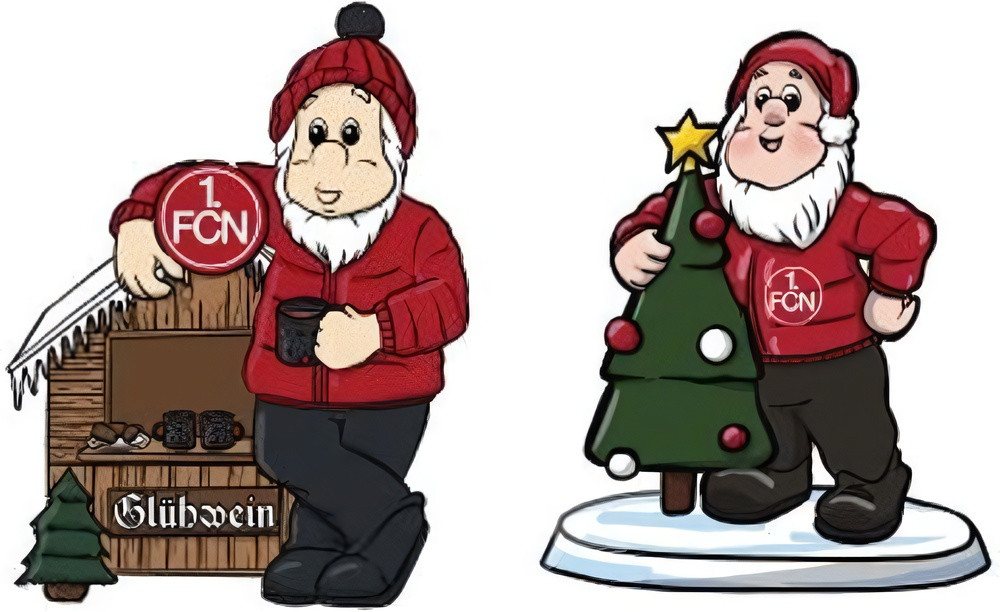 1. FC Nürnberg Dekoobjekt Weihnachtsfiguren Mini 2er Set 1. FC Nürnberg Dekoobjekt Weihnachtsfiguren Mini 2er Set von 1. FC Nürnberg