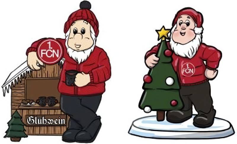 1. FC Nürnberg Dekoobjekt Weihnachtsfiguren Mini 2er Set 1. FC Nürnberg Dekoobjekt Weihnachtsfiguren Mini 2er Set von 1. FC Nürnberg