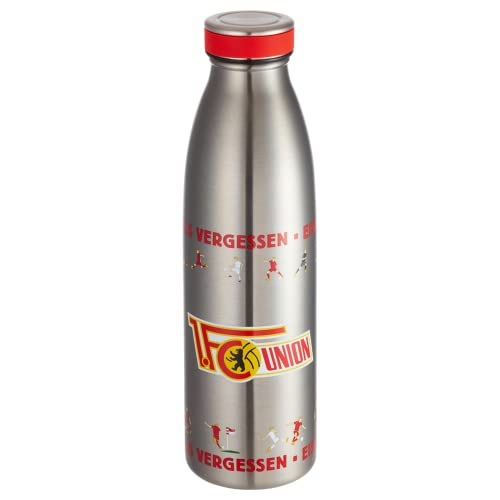 1. FC Union Berlin Isolierflasche Thermobecher Thermoflasche grau LOGO von 1. FC UNION