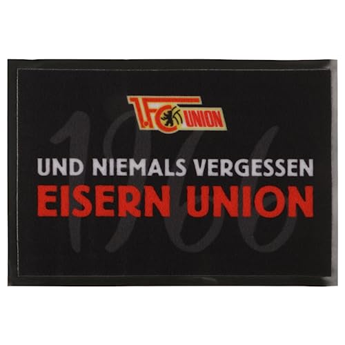 1. FC UNION Berlin Matte, Fußmatte 1966 - schwarz von 1. FC UNION