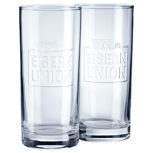 1. FC UNION Berlin Trinkglas 2er-Set Eisern Union 1. FC UNION Berlin Trinkglas 2er-Set Eisern Union von 1. FC UNION