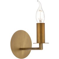 Dar Lighting - dar tyler - Kerze Wandleuchte Bronze von DAR LIGHTING