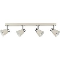 Dar Lighting - dar fry - Spotlight Bar Cream, 4x GU10 von DAR LIGHTING