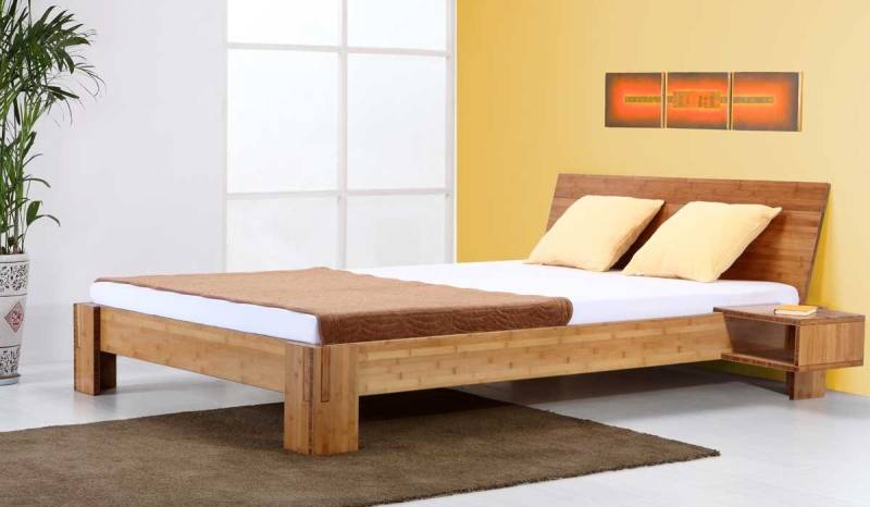 1001 Wohntraum Massivholzbett BALI Bambusbett mit Rückenlehne Hainan, Steckbett - Aufbau in 5min, drei verschiedene Betthöhen wählbar 1001 Wohntraum Massivholzbett BALI Bambusbett mit Rückenlehne Hainan, Steckbett - Aufbau in 5min, drei verschiedene Betthöhen wählbar von 1001 Wohntraum