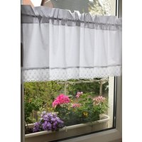 Kurzgardine Shabby Weiß Spitze 5B - B70 H36+4 Kurzgardine Shabby Weiß Spitze 5B - B70 H36+4 von 1001DekoTraeume