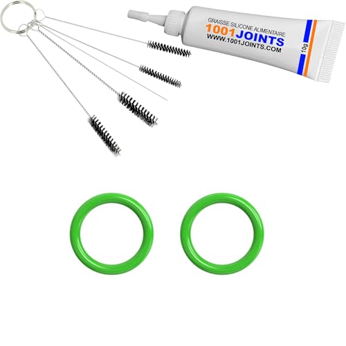 Set mit 2 Dichtungen für die zentrale Dampfreinigung, Tankdeckel, Ersatz, kompatibel mit Tefal Calor Rowenta Moulinex etc von 1001JOINTS