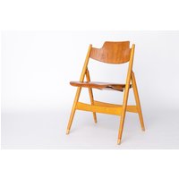1 Of 20 Egon Eiermann Se18 Folding Chair, 1950S Wilde + Spieth, Vintage Mid-Century Beech Dining German Design 1 Of 20 Egon Eiermann Se18 Folding Chair, 1950S Wilde + Spieth, Vintage Mid-Century Beech Dining German Design von 1001VintageChairs