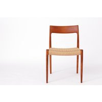 1 Of 8 Niels Otto Møller Model 77 Chair - 1960S Teak & Danish Cord von 1001VintageChairs