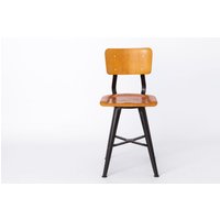Vintage 1970S German Bar Stool - Black Metal Frame & Beech Wood | Mid-Century Modern Seating 1 Of 3 Available Vintage 1970S German Bar Stool - Black Metal Frame & Beech Wood | Mid-Century Modern Seating 1 Of 3 Available von 1001VintageChairs