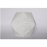 Mid Century Große Weiße Biskuit Porzellan Op Art "Rock" Vase - Kaiser 60Er Jahre von 1001vintage