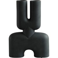 101 Copenhagen - Cobra Vase Double Hexa, schwarz von 101 Copenhagen