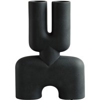 101 Copenhagen - Cobra Vase Double Medio, schwarz von 101 Copenhagen