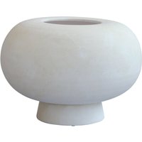 101 Copenhagen - Kabin Vase, Fat, Ø 35 cm, bone white von 101 Copenhagen ApS