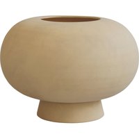 101 Copenhagen - Kabin Vase, Fat, Ø 35 cm, sand von 101 Copenhagen ApS