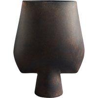 101 Copenhagen - Sphere Vase Square large, coffee / dunkelbraun von 101 Copenhagen