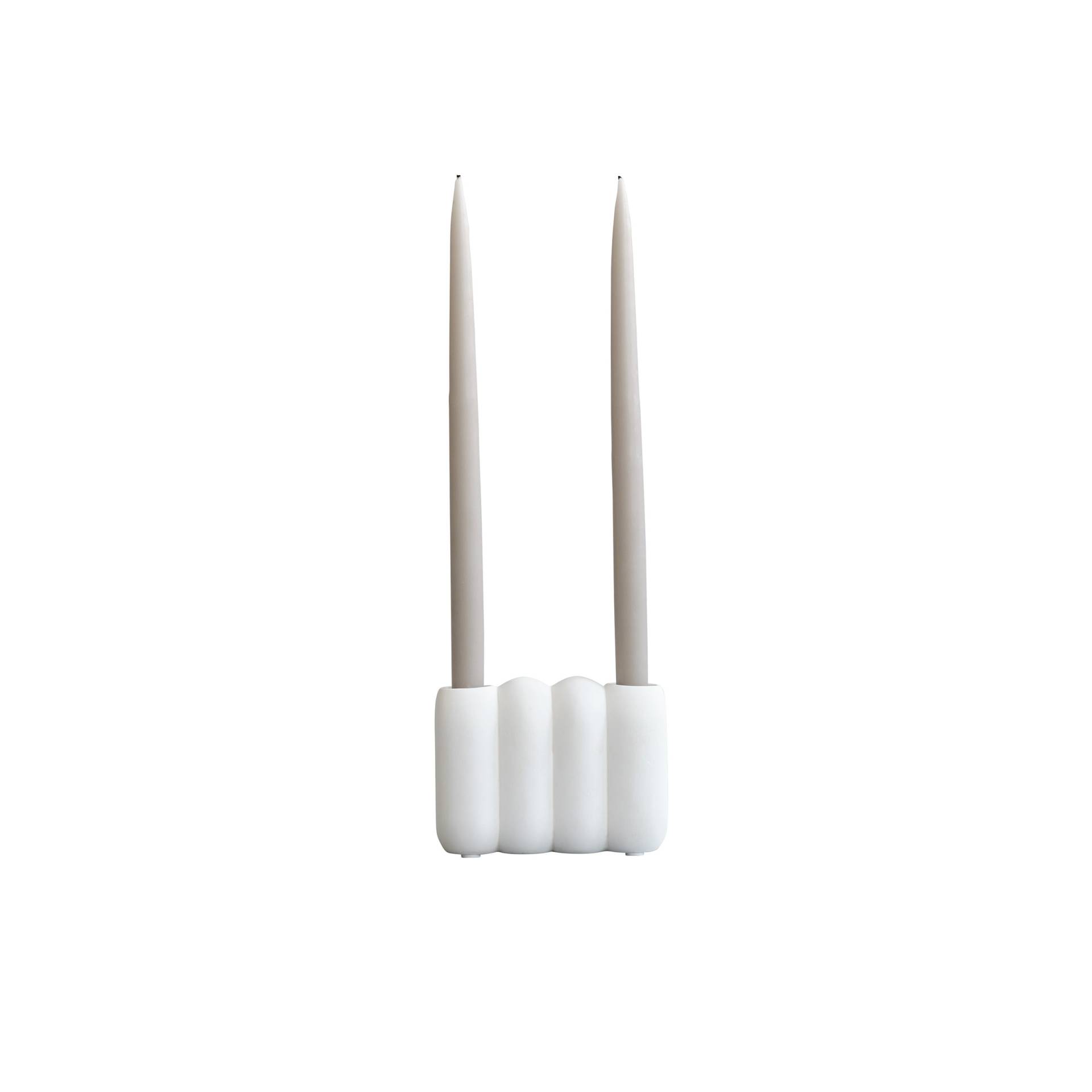 101 COPENHAGEN // TUBE - KERZENSTÄNDER | MINI - BONE WHITE von 101 Copenhagen