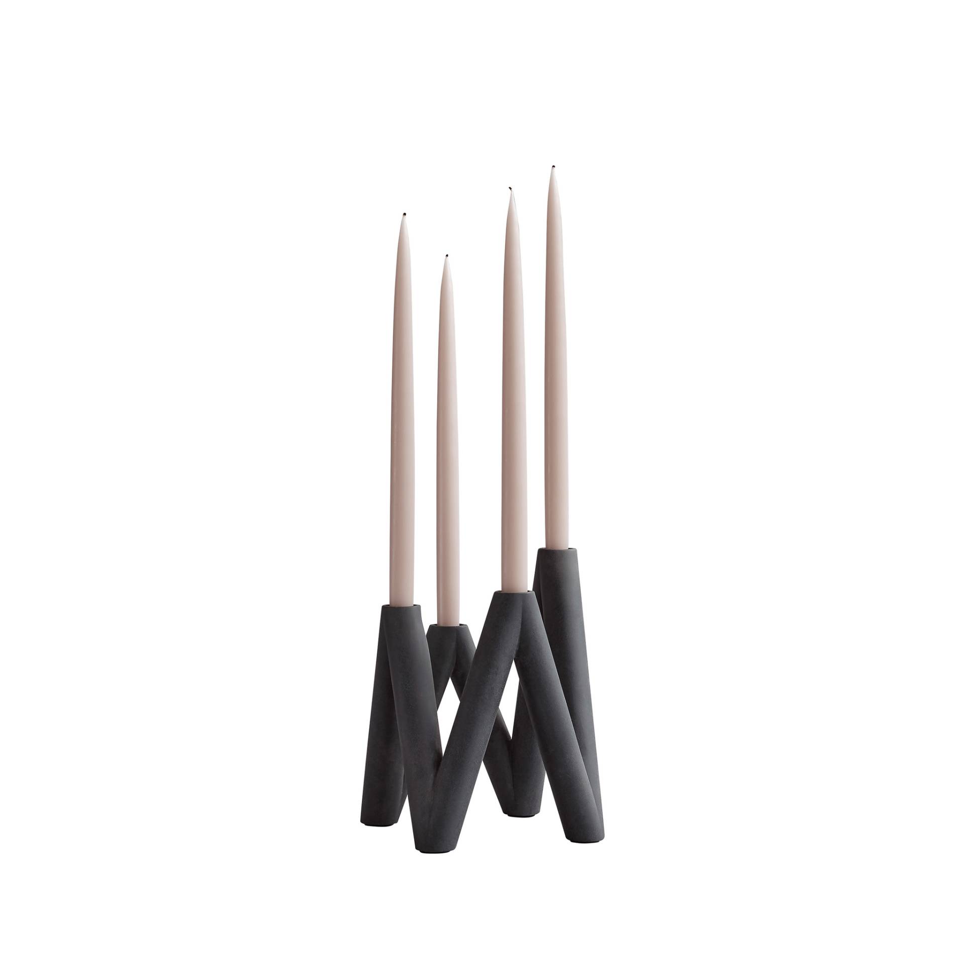 101 COPENHAGEN // W CANDLE HOLDER - KERZENSTÄNDER | BLACK von 101 Copenhagen