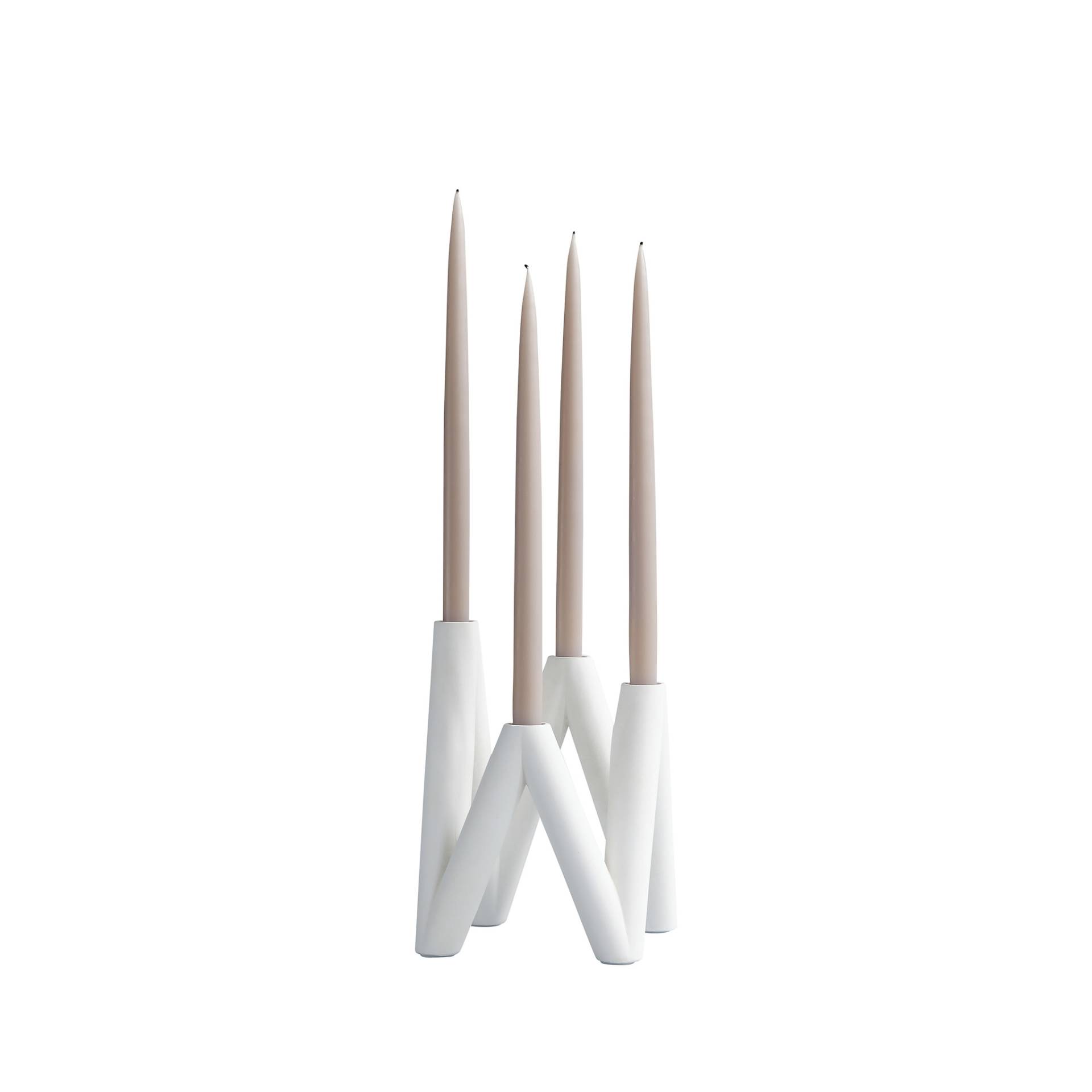 101 COPENHAGEN // W CANDLE HOLDER - KERZENSTÄNDER | BONE WHITE von 101 Copenhagen