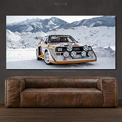 104Tdfc 1 Teile Bild Auf Leinwand Leinwandbilder Audcar S1 ​​Quattro Wandkunst Tapete Dekorative Wandbild Für Wohnzimmer Home Decor Geschenk von 104Tdfc