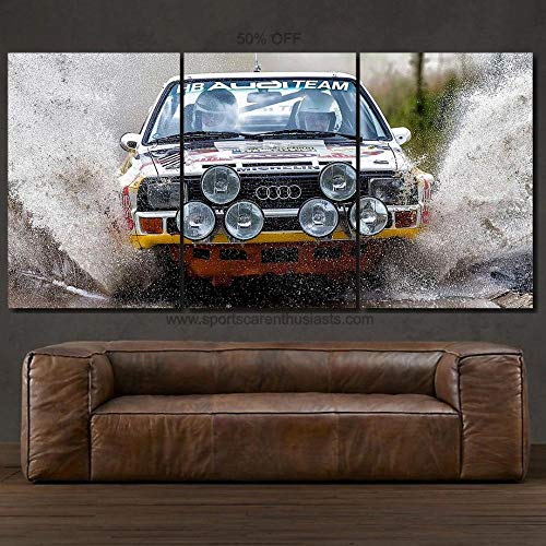 104Tdfc Bilder 3 Teilig Leinwand Wanddeko Geschenk 50X70Cm Rahmen Leinwanddrucke Audcar S1 ​​Quattro Moderne Wandbilder XXL Wohnzimmer Wohnkultur Geschenk von 104Tdfc