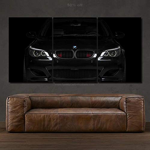 104Tdfc Bilder 3 Teilig Leinwand Wanddeko Geschenk 50X70Cm Rahmen Leinwanddrucke Bmmw car E60 M5 Moderne Wandbilder XXL Wohnzimmer Wohnkultur Geschenk von 104Tdfc