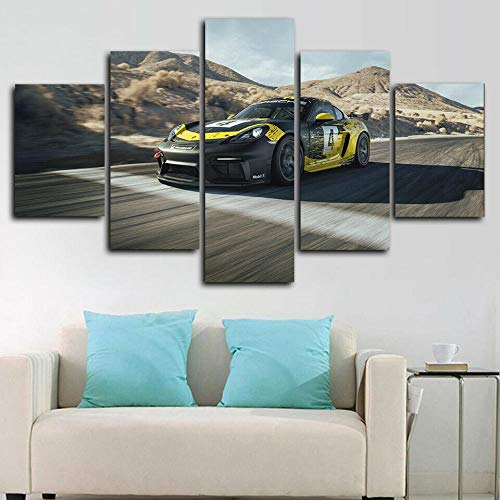 104Tdfc Bilder XXL 5 Teile wandbild leinwand Kunstdrucke leinwandbilder Porsch 718 Cayman Gt4 Clubsport 5 TLG Creative Gift Poster Artwork Leinwandbilder für Wohnkultur 104Tdfc Bilder XXL 5 Teile wandbild leinwand Kunstdrucke leinwandbilder Porsch 718 Cayman Gt4 Clubsport 5 TLG Creative Gift Poster Artwork Leinwandbilder für Wohnkultur von 104Tdfc