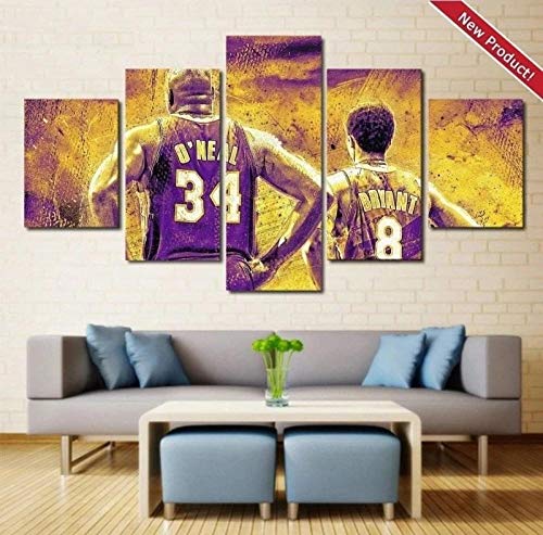 104Tdfc Bilder XXL 5 Teile wandbild leinwandbilder Kunstdrucke randlos Shaq und Kobe XXL 5 Teiliges Wandbild Mit Rahmen Größe Leinwandbild Wandbilder Cadeau d'Halloween 104Tdfc Bilder XXL 5 Teile wandbild leinwandbilder Kunstdrucke randlos Shaq und Kobe XXL 5 Teiliges Wandbild Mit Rahmen Größe Leinwandbild Wandbilder Cadeau d'Halloween von 104Tdfc