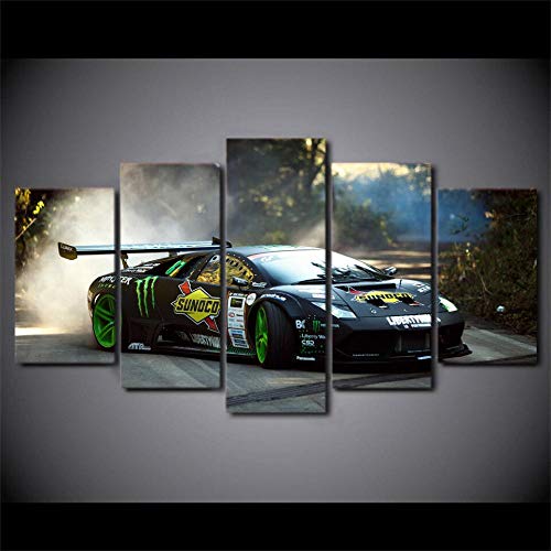 104Tdfc Leinwand Bilder 5 Teilig Kunstdruck Modern Wandbilder Auto Sport Speedhunters Leinwand Bild Format Wandbilder Wohnzimmer Wohnung Deko Kunstdrucke 5 Teilig von 104Tdfc