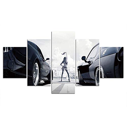 104Tdfc XXL Bilder leinwandbilder 5 teilig Malerei Bilder 5 Teilig Wandbild Fast And Furious Sportwagenfilm Painting Kunstdruck auf Leinwand, 5 Stück Leinwanddrucke Moderne Wandbilder 104Tdfc XXL Bilder leinwandbilder 5 teilig Malerei Bilder 5 Teilig Wandbild Fast And Furious Sportwagenfilm Painting Kunstdruck auf Leinwand, 5 Stück Leinwanddrucke Moderne Wandbilder von 104Tdfc