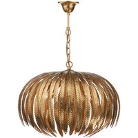 Dar Lighting - dar atticus - Sphärische Pendelleuchte Gold, 5x E14 von DAR LIGHTING