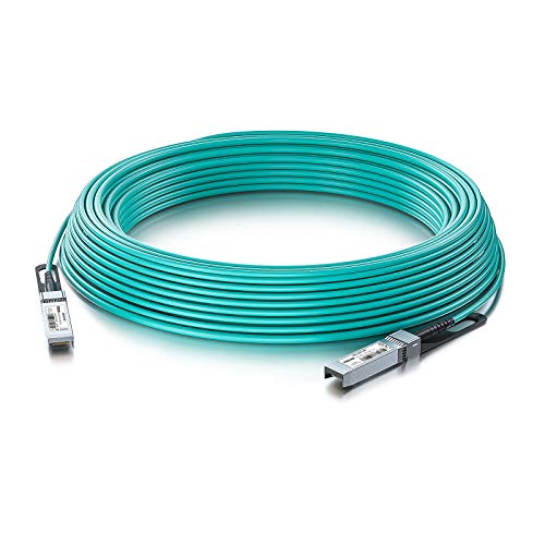 10G SFP+ AOC Cable - 10GbE SFP+ to SFP+ Active Optical Fiber Cable, OM3 MMF Direct-Attach Fiber Assemblies with SFP+ connectors for INT-SFP-AOC-20M, 20-Meter von 10Gtek